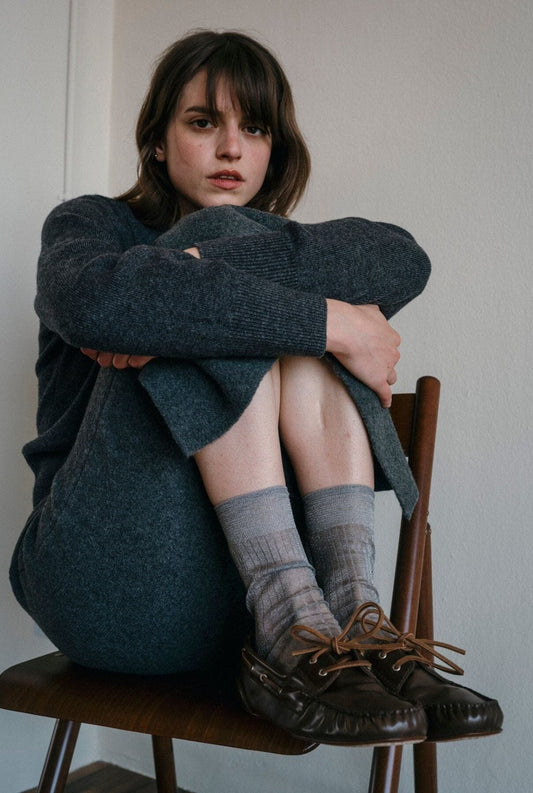 Ivy loafers in Chocolate Leather Loafers AUGUSTA 