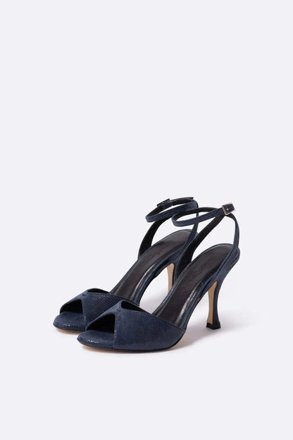 Jacqueline petroleo Heels Mint and Rose 