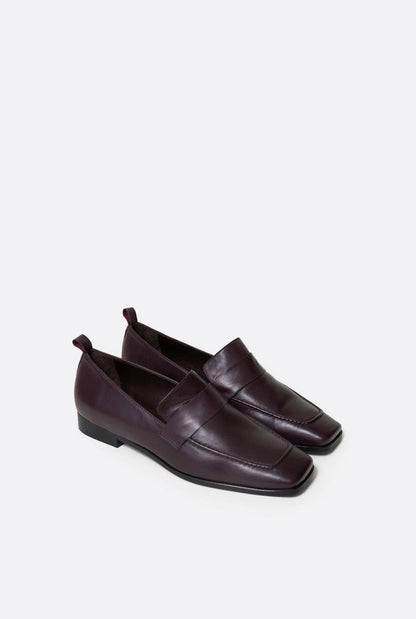 Jacques aubergine Flat shoes Mint and Rose 