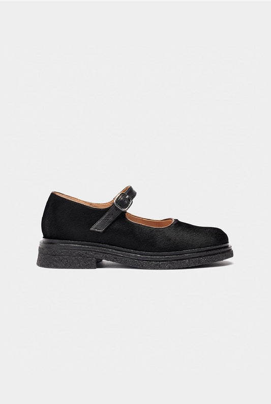 Jada Black Flat shoes Naguisa 