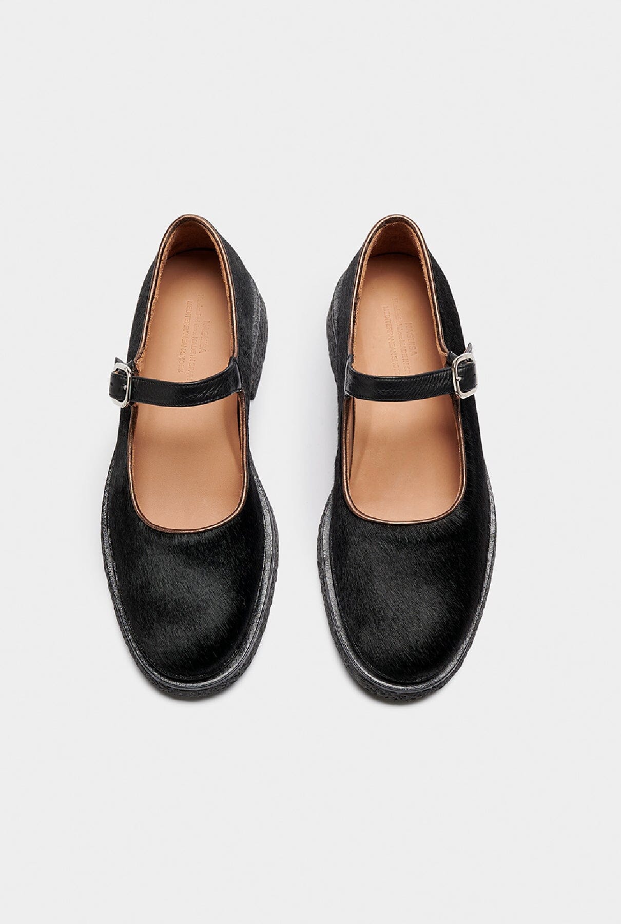 Jada Black Flat shoes Naguisa 