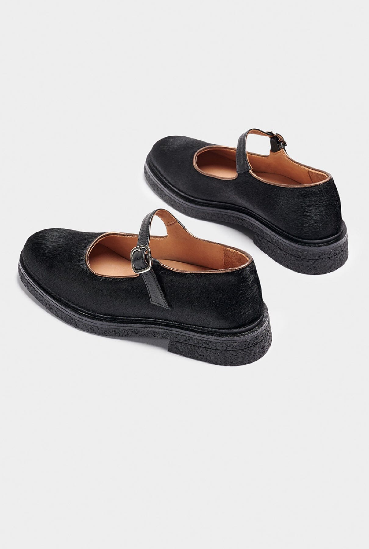 Jada Black Flat shoes Naguisa 