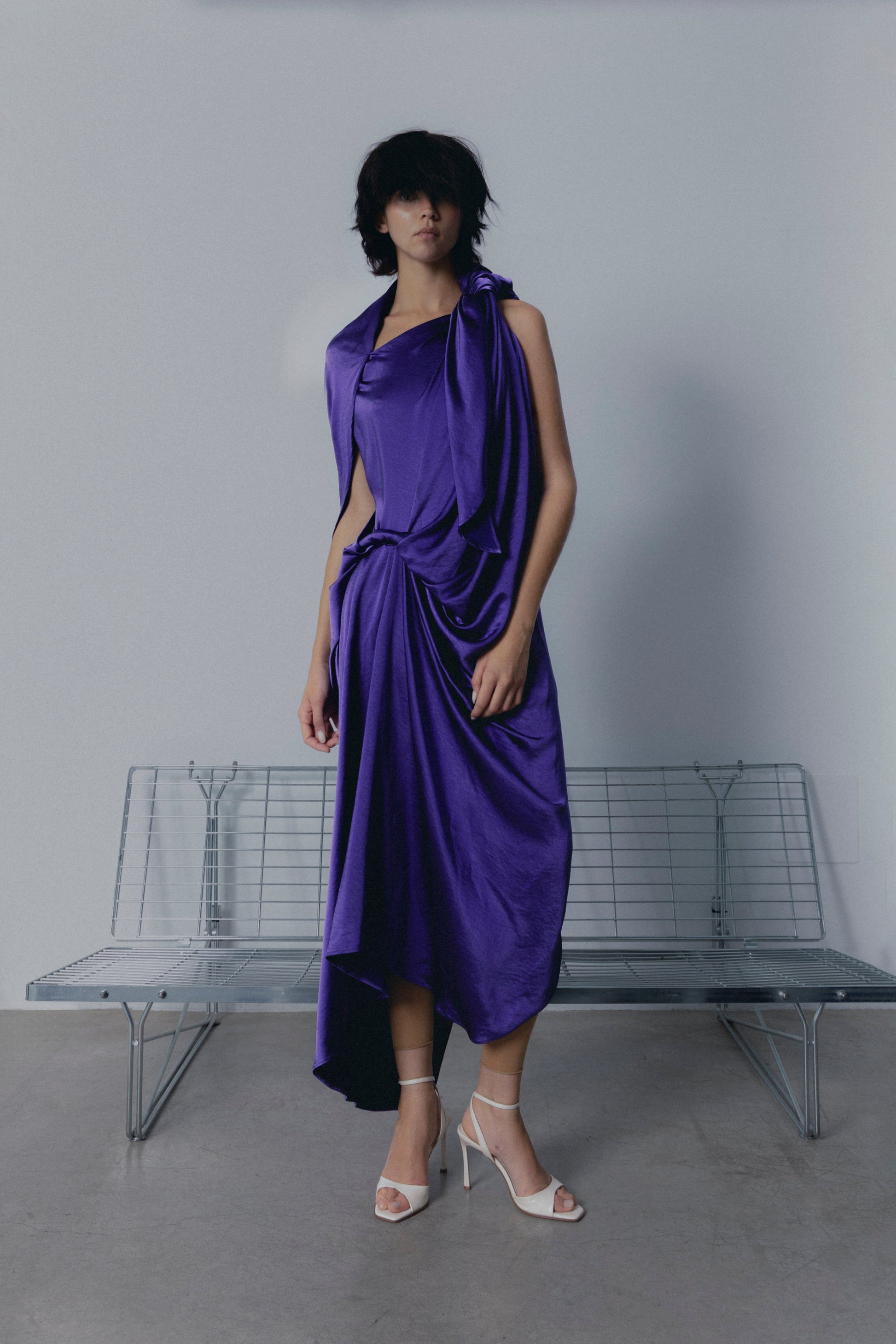 JAGGER SATIN DRESS Dresses Ernesto Naranjo 