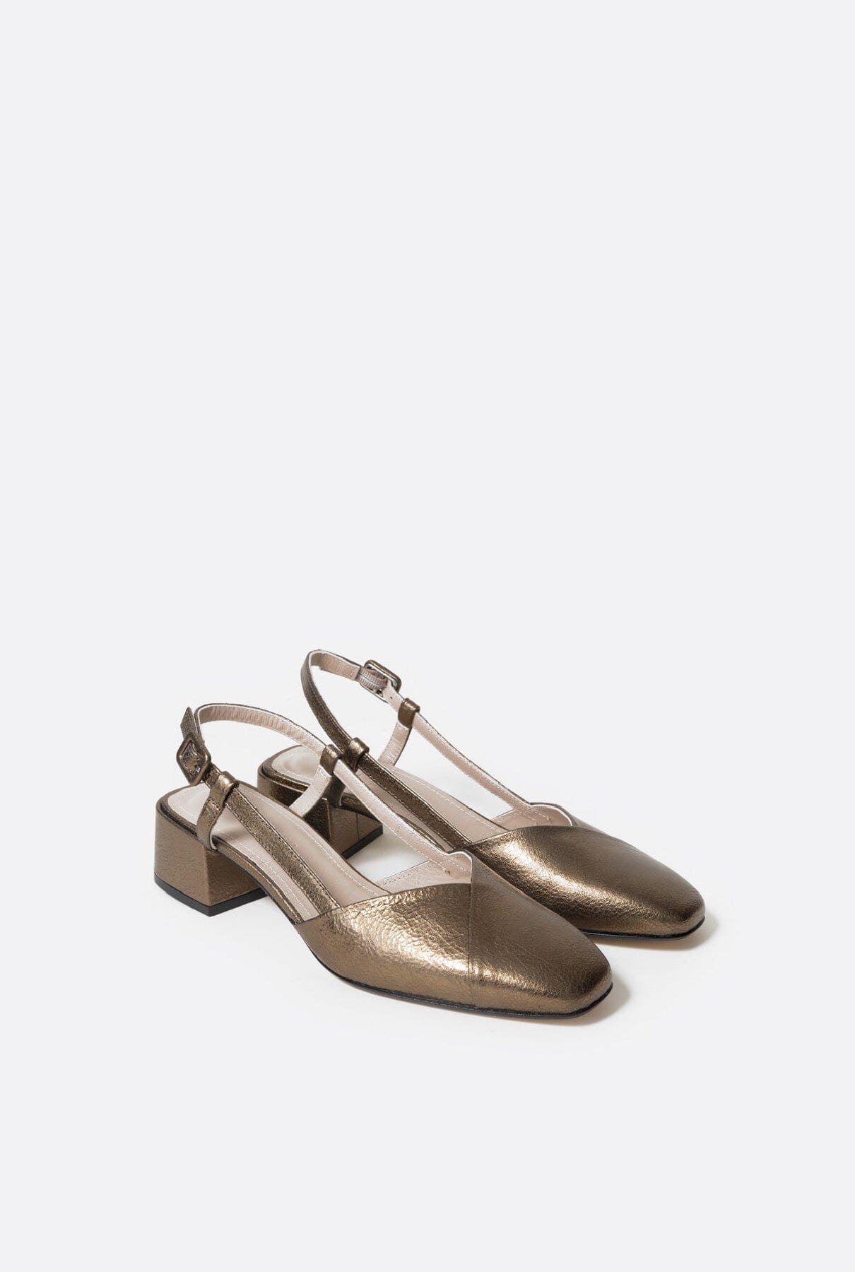 Jane capuchino Flat shoes Mint and Rose 