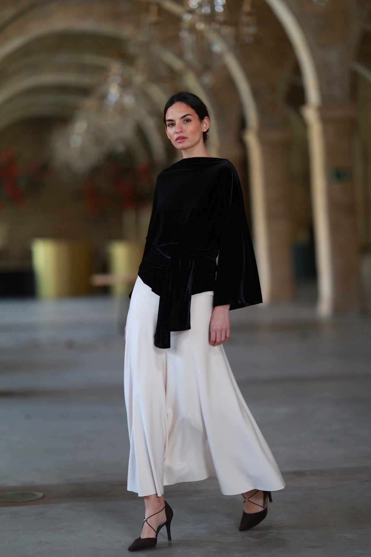 Japanese Velvet Top Blouses Elisa Cortés 