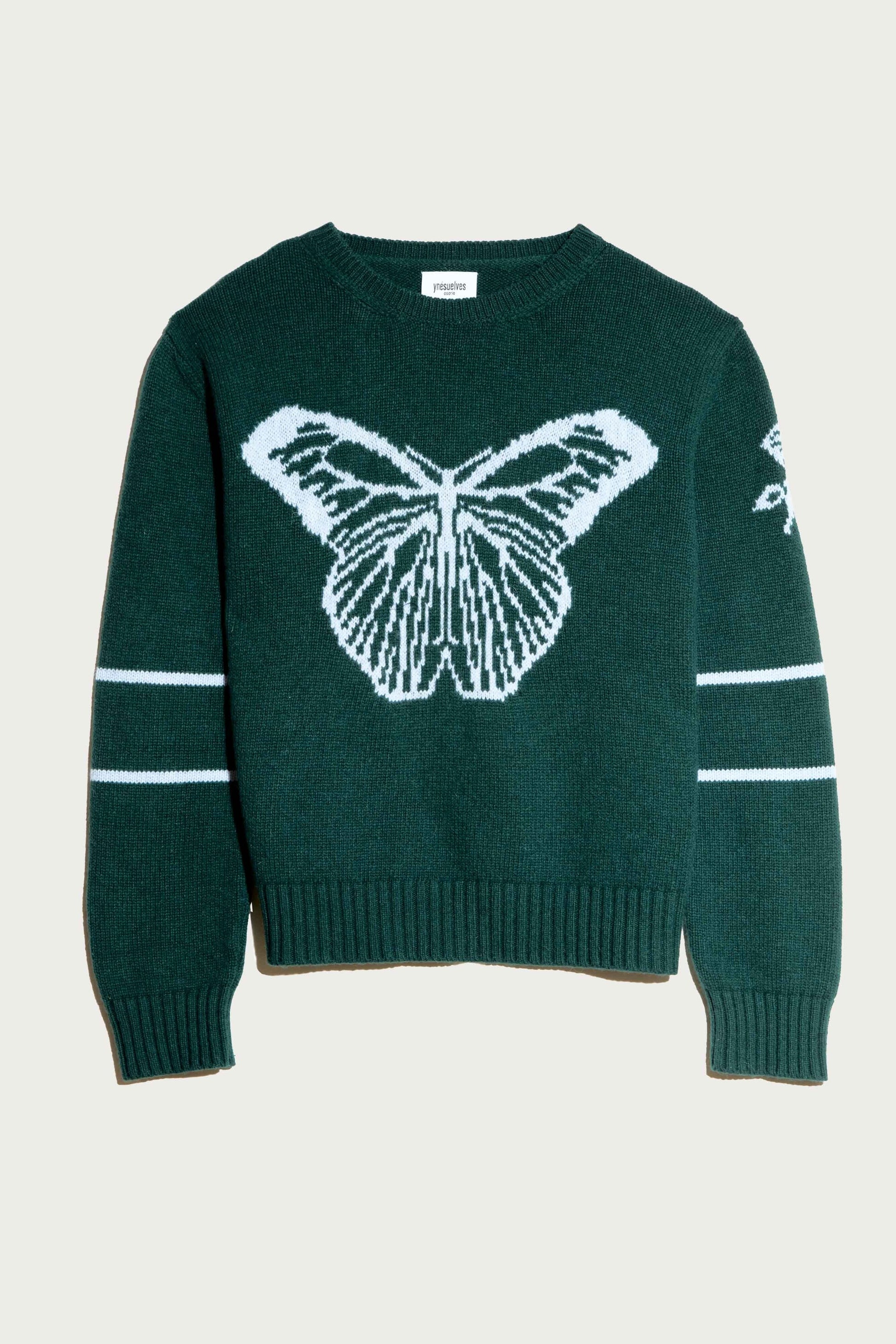 Jersey de la mariposa Sweaters Ynes Suelves 