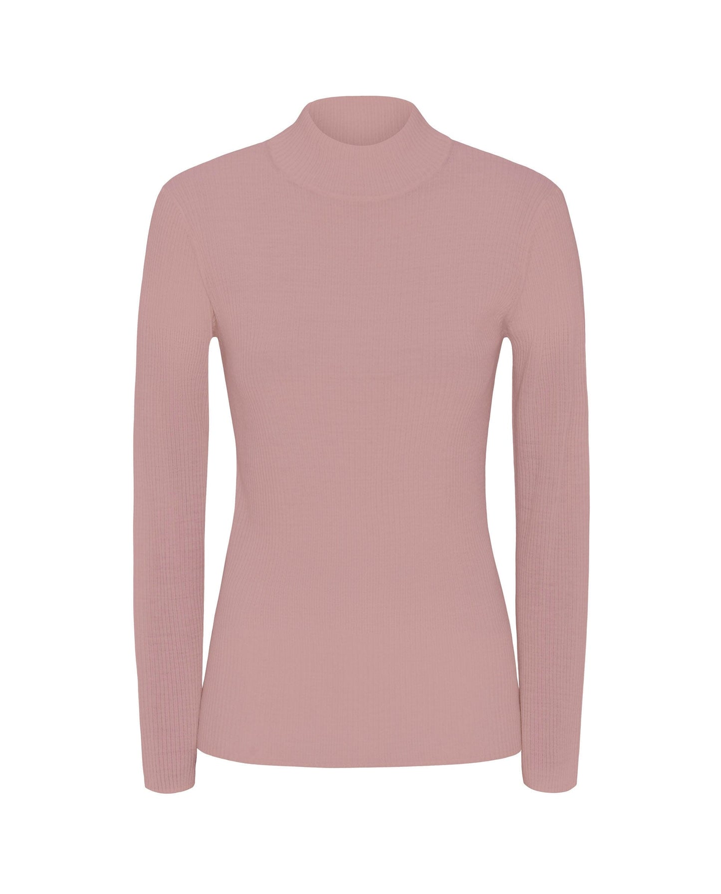 Jersey rosa de canalé de lana MUJER / PRENDAS DE PUNTO / JERSEIS DE PUNTO Mirto 