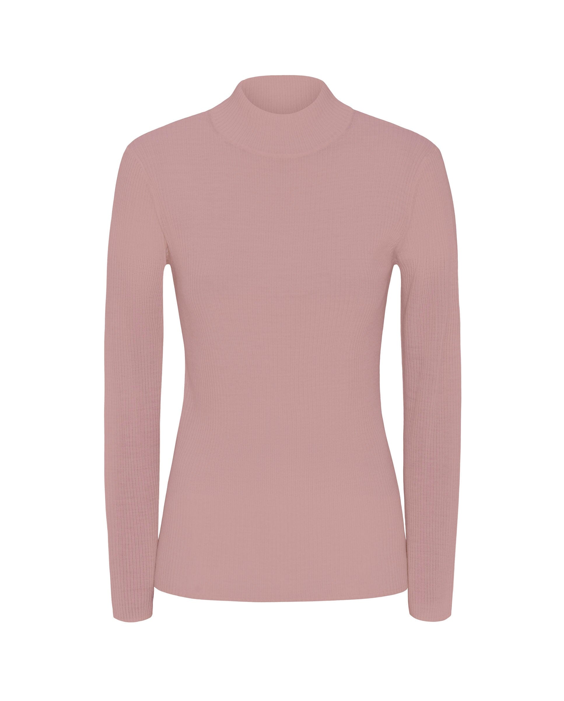 Jersey rosa de canalé de lana MUJER / PRENDAS DE PUNTO / JERSEIS DE PUNTO Mirto 