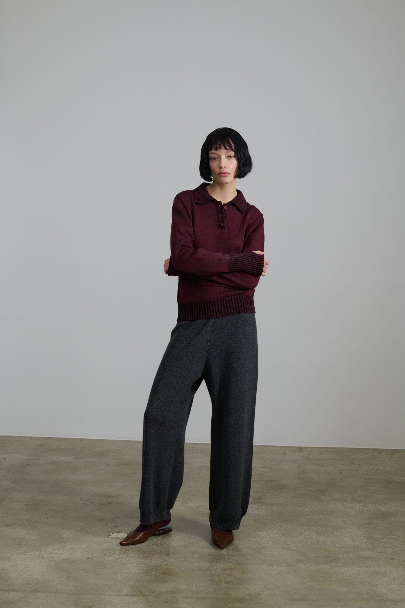 Joe Pants Grey Trousers Carlota Cahis 