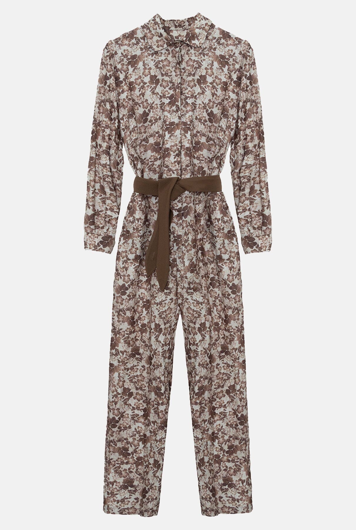 Juana Belt Brown Jumpsuits Julise Magon 