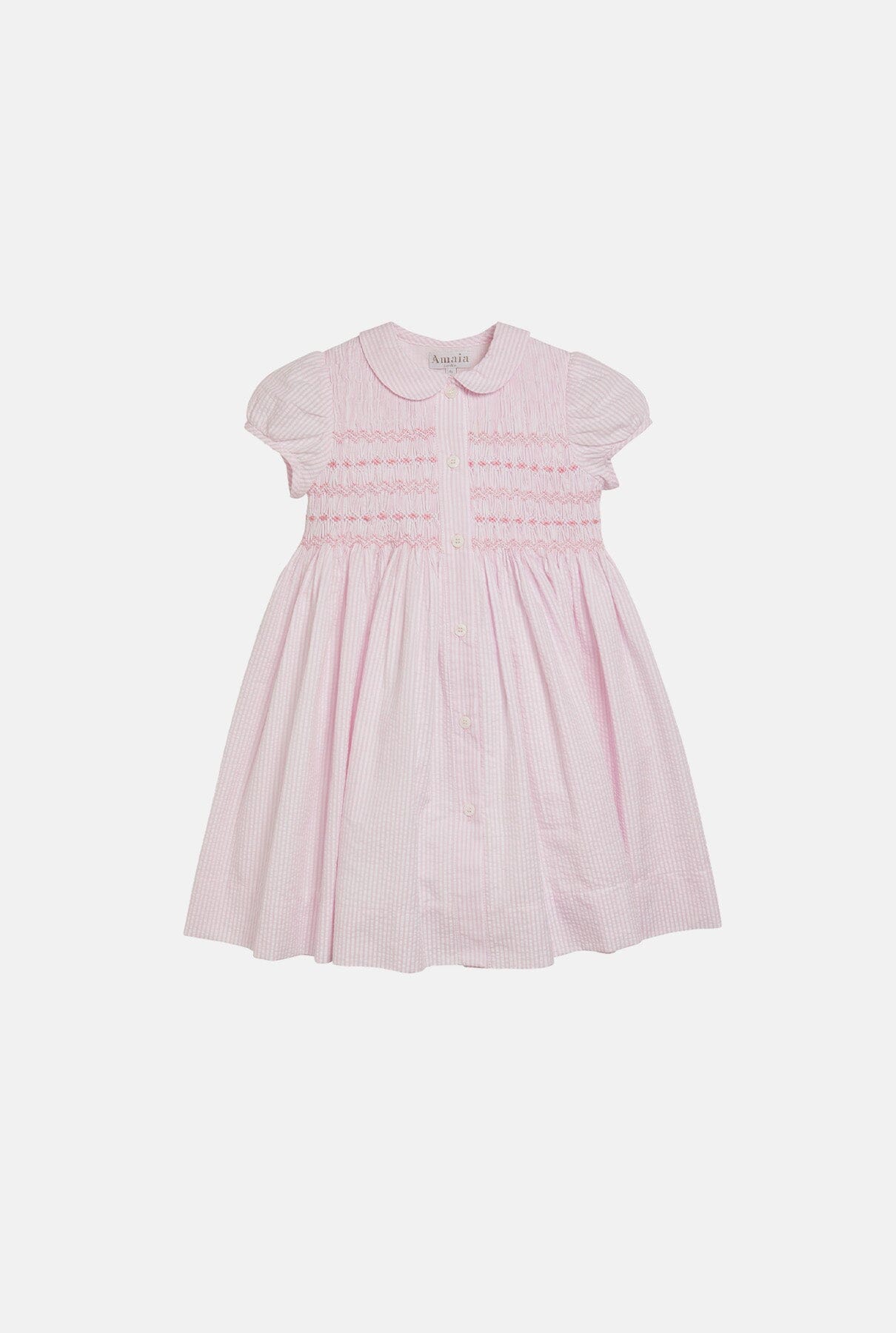 Jujube Dress Pink stripe Kids Clothing Amaia London 