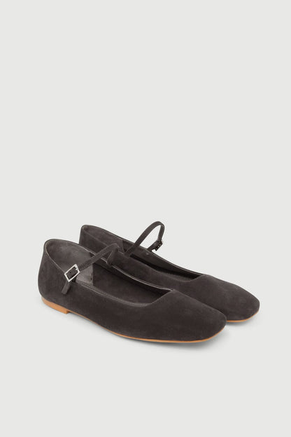 Julieta Mary Janes in Grey Suede Julieta AUGUSTA 