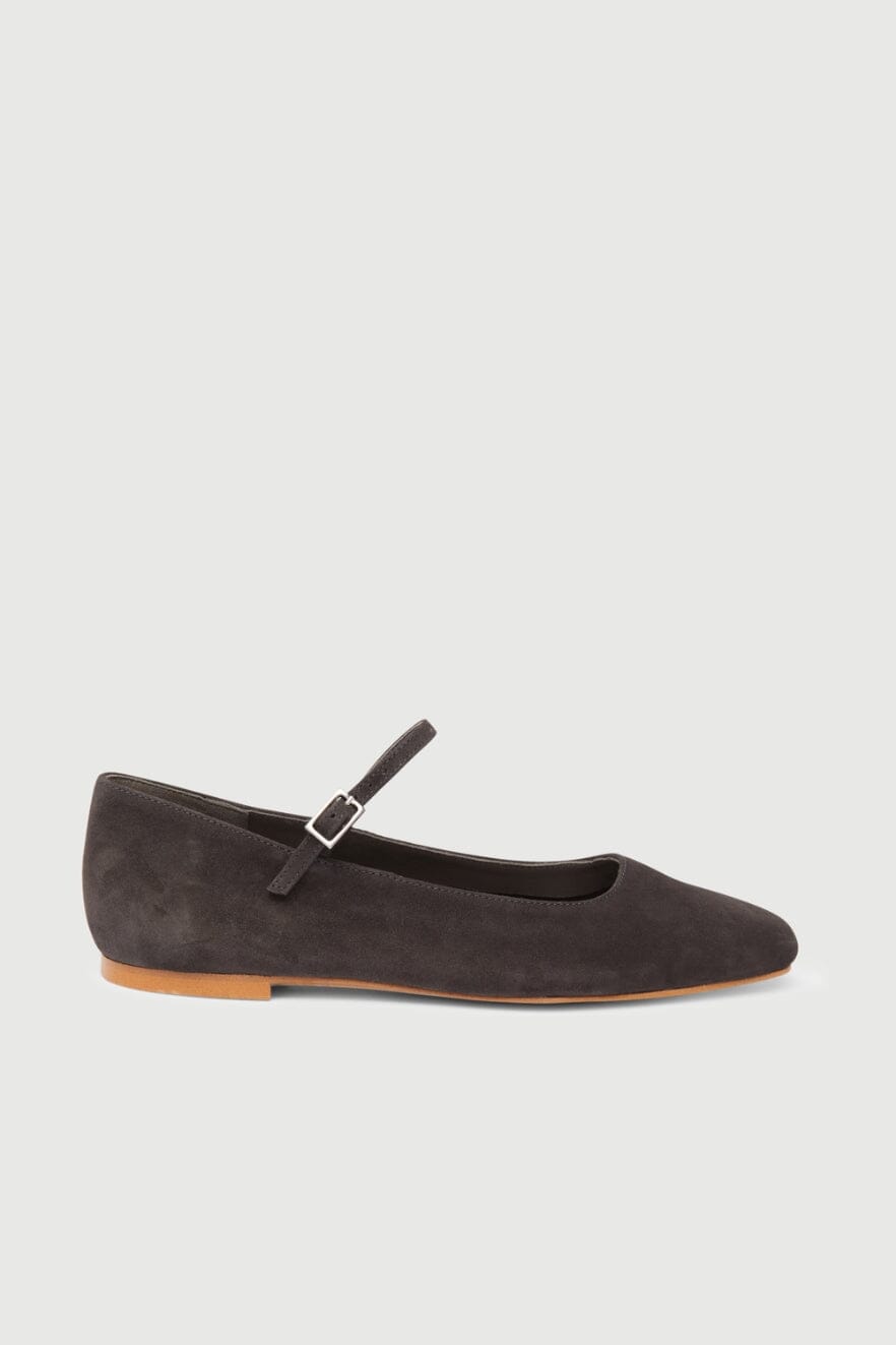Julieta Mary Janes in Grey Suede Julieta AUGUSTA 