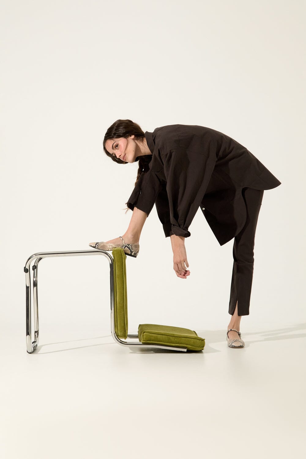 Julieta Mary Janes in Snake Print Leather Mary Jane AUGUSTA 