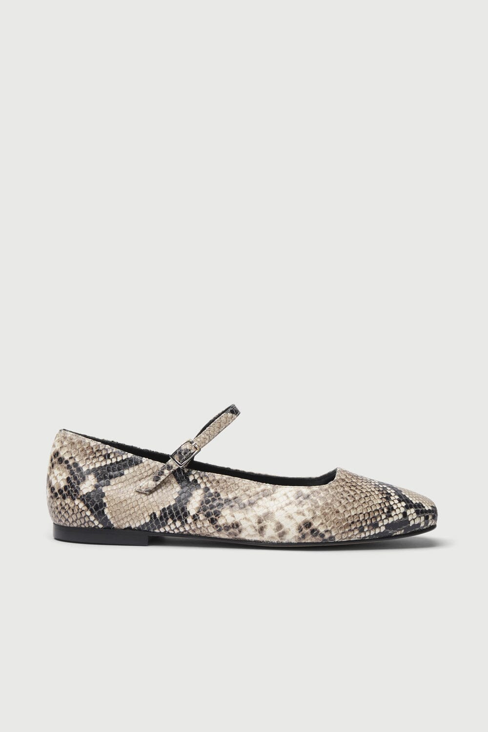 Julieta Mary Janes in Snake Print Leather Mary Jane AUGUSTA 