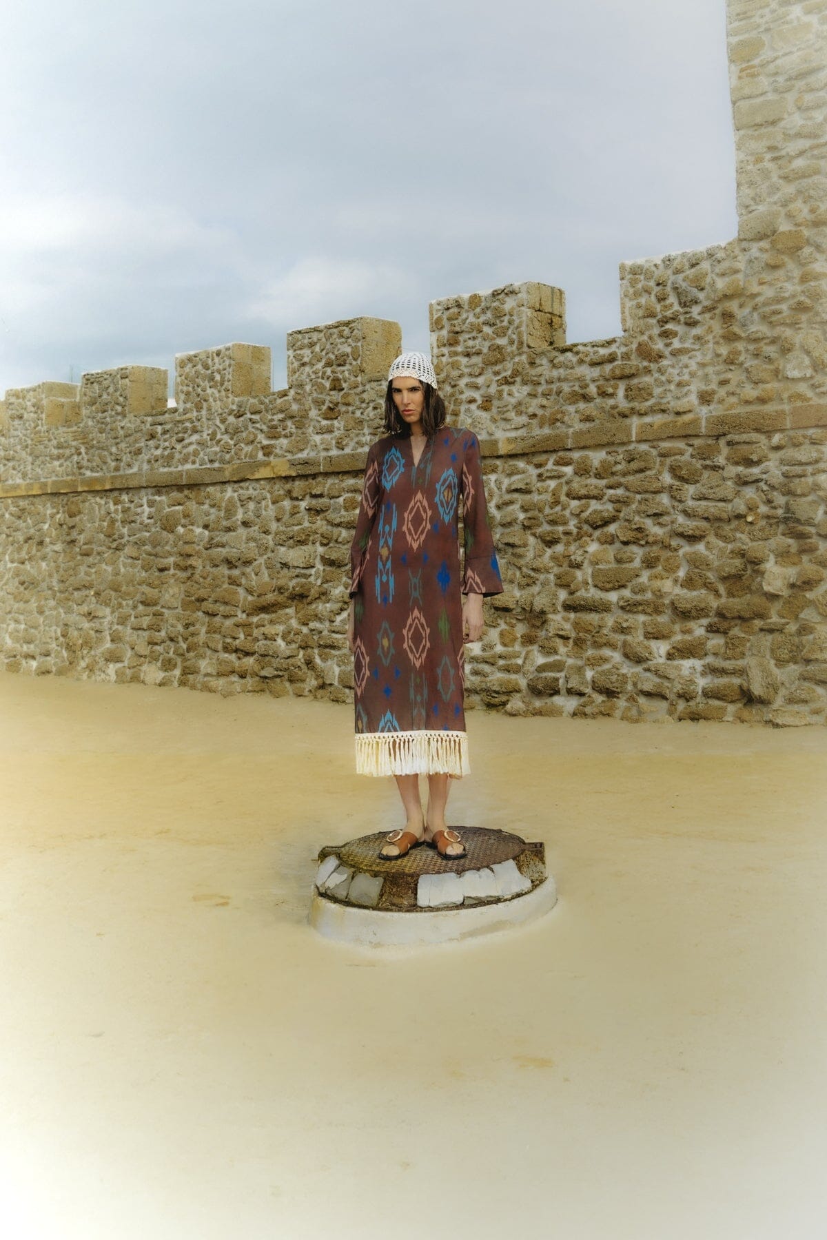 Kaftán Marcela Marrón Dresses Julise Magon 