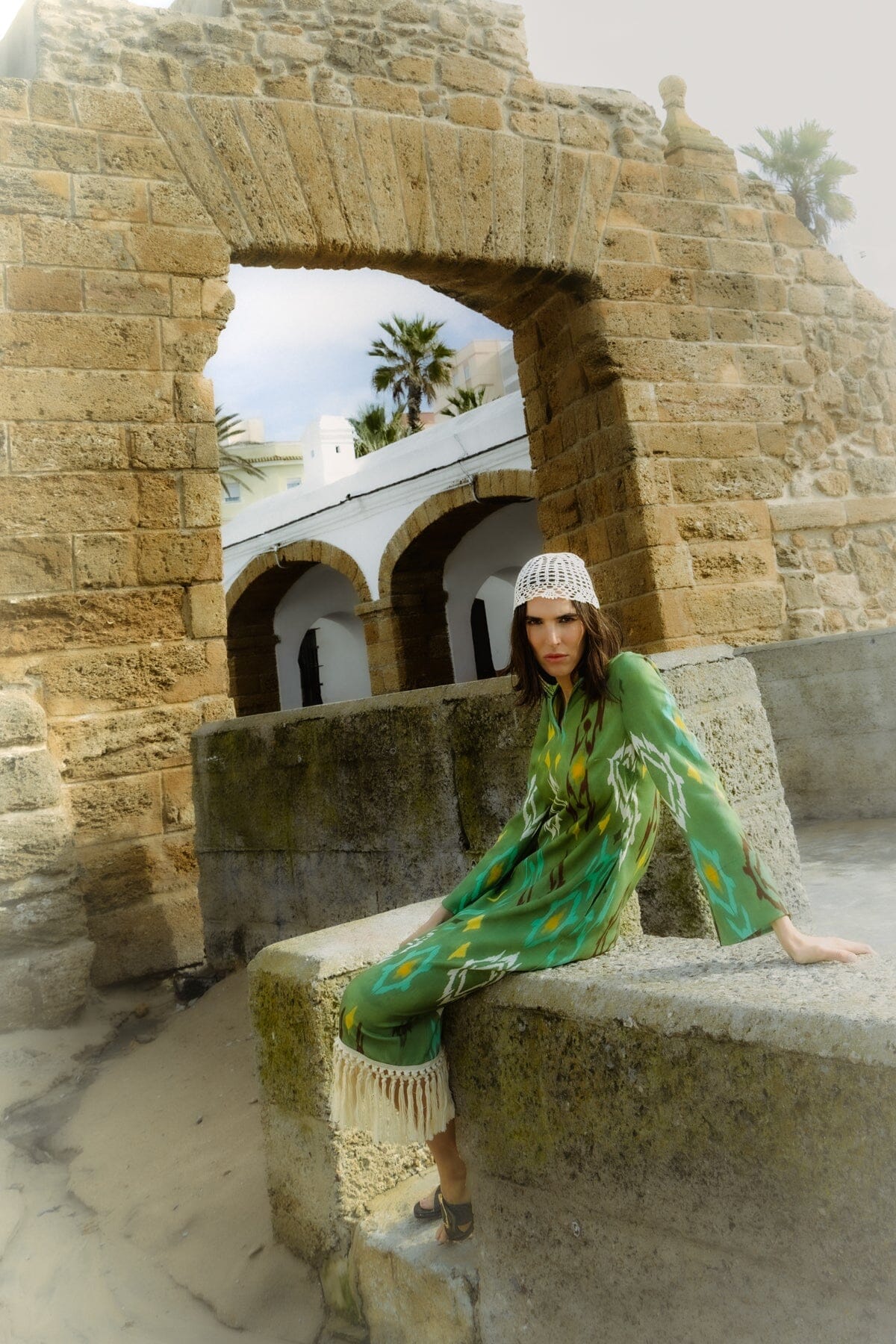 Kaftán Marcela Verde Dresses Julise Magon 