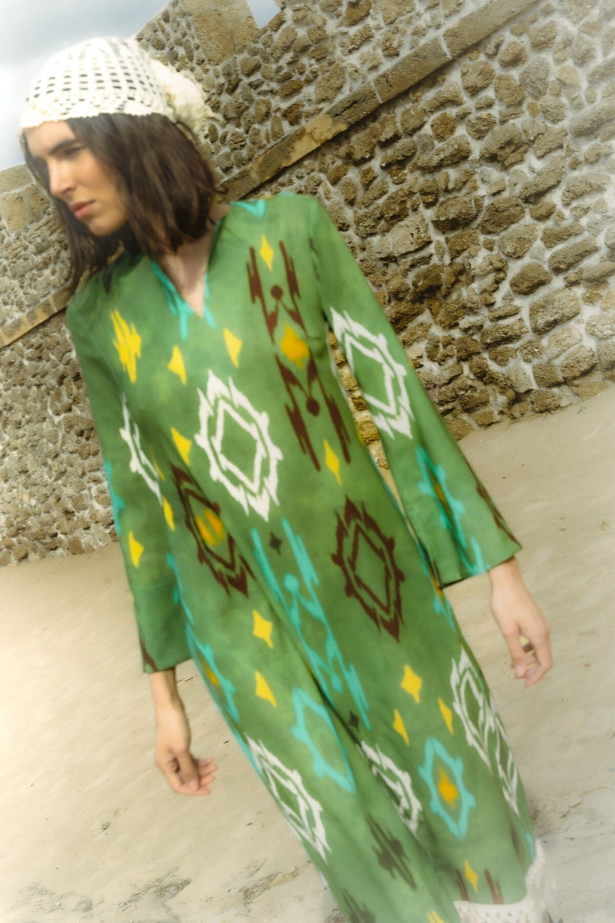 Kaftán Marcela Verde Dresses Julise Magon 