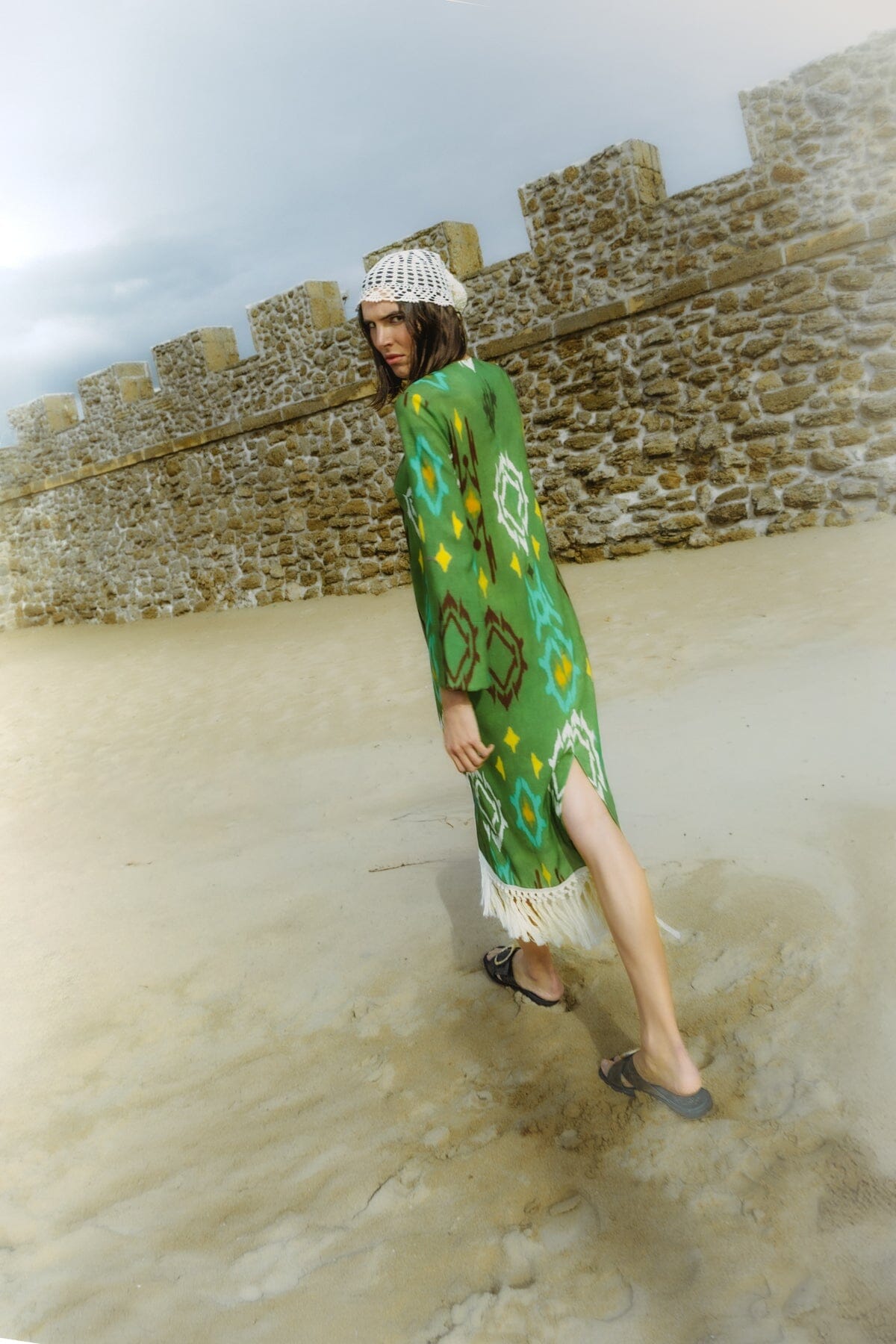 Kaftán Marcela Verde Dresses Julise Magon 