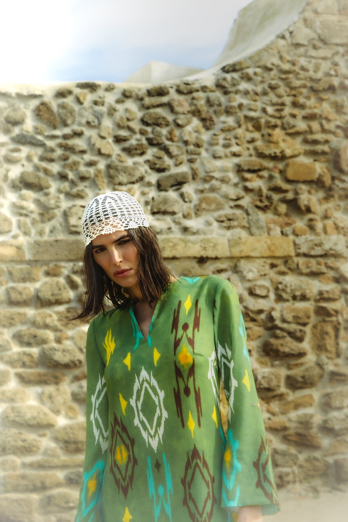 Kaftán Marcela Verde Dresses Julise Magon 