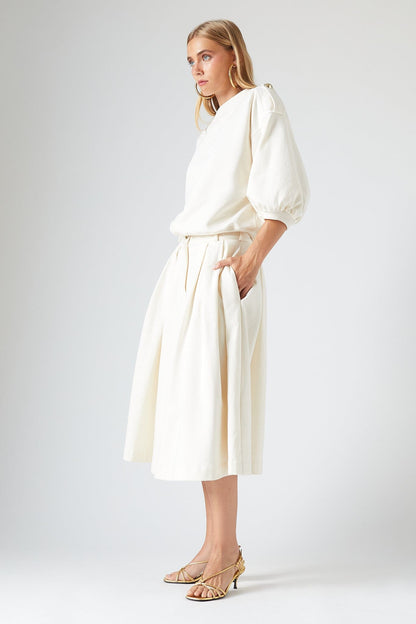 Keaton Skirt Cream Skirts The Label Edition 