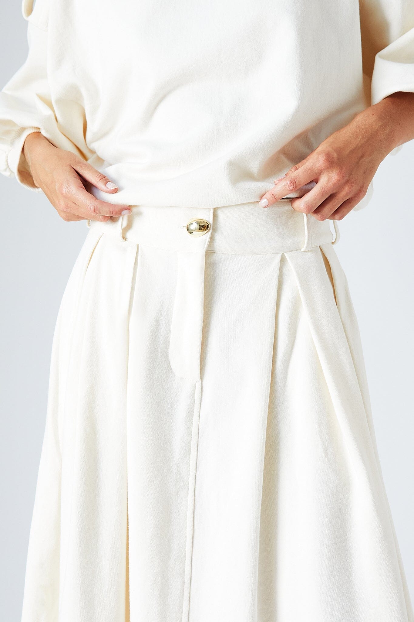 Keaton Skirt Cream Skirts The Label Edition 