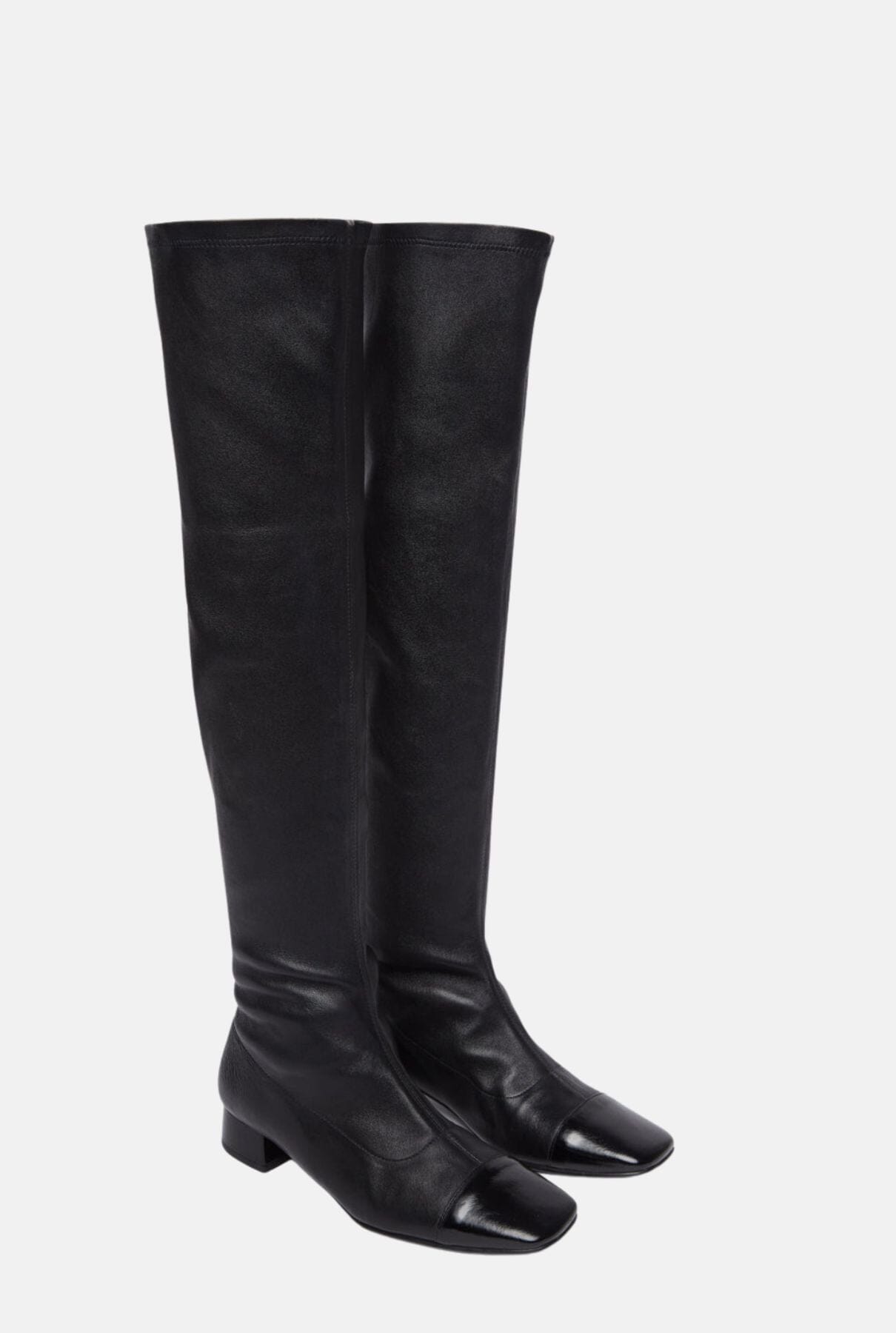 Kendall Boots in Black Leather Boots AUGUSTA 