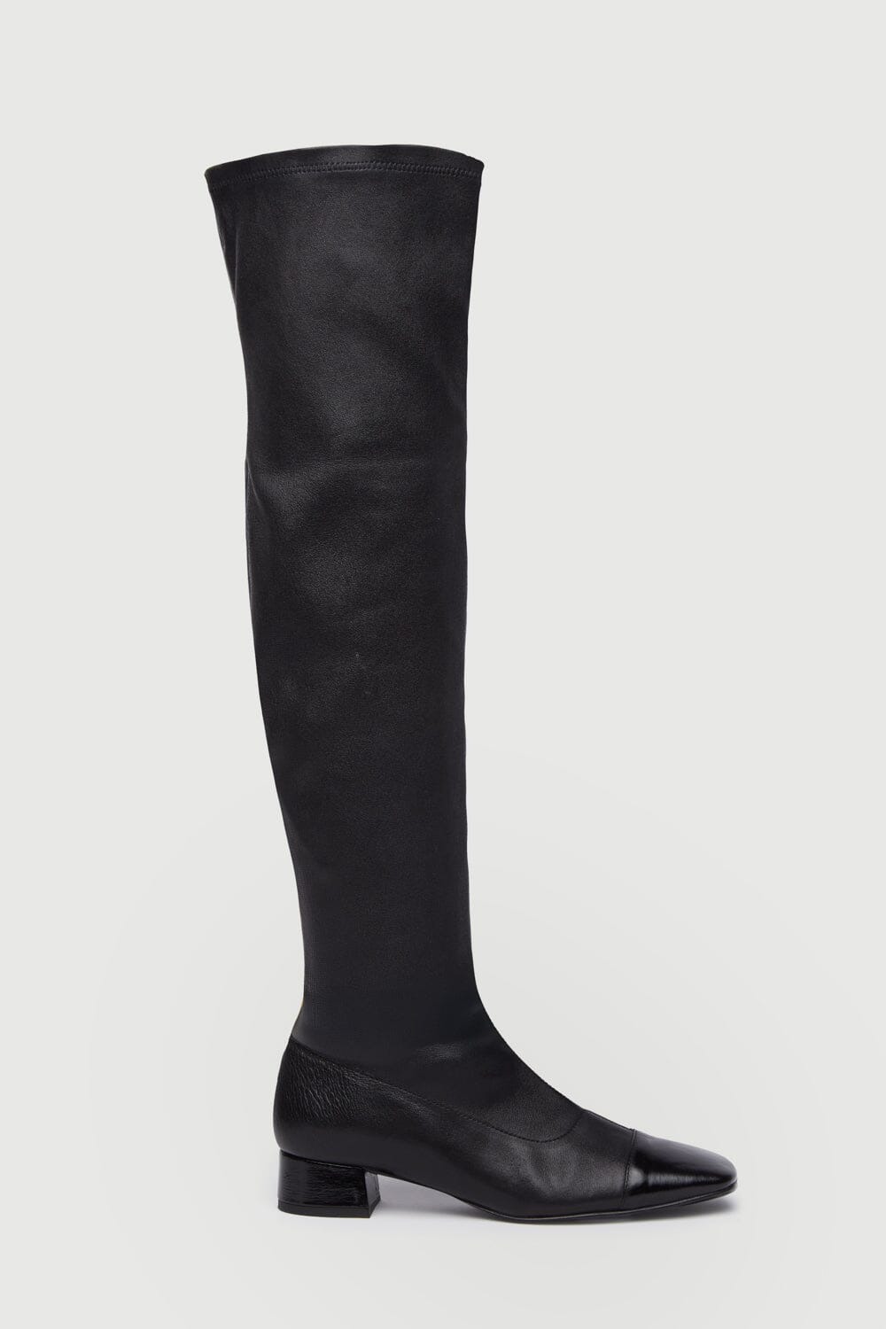 Kendall Boots in Black Leather Boots AUGUSTA 