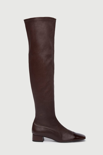 Kendall Boots in Chocolate Leather Boots AUGUSTA 