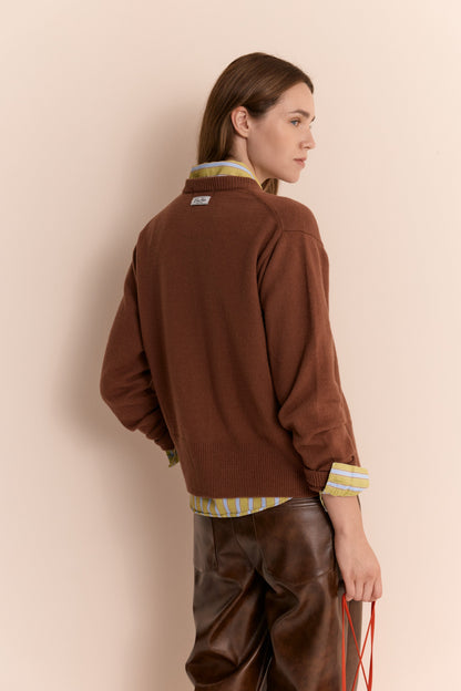Kent Cardigan Brown Sweaters Laia Alen 