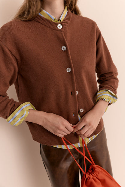 Kent Cardigan Brown Sweaters Laia Alen 