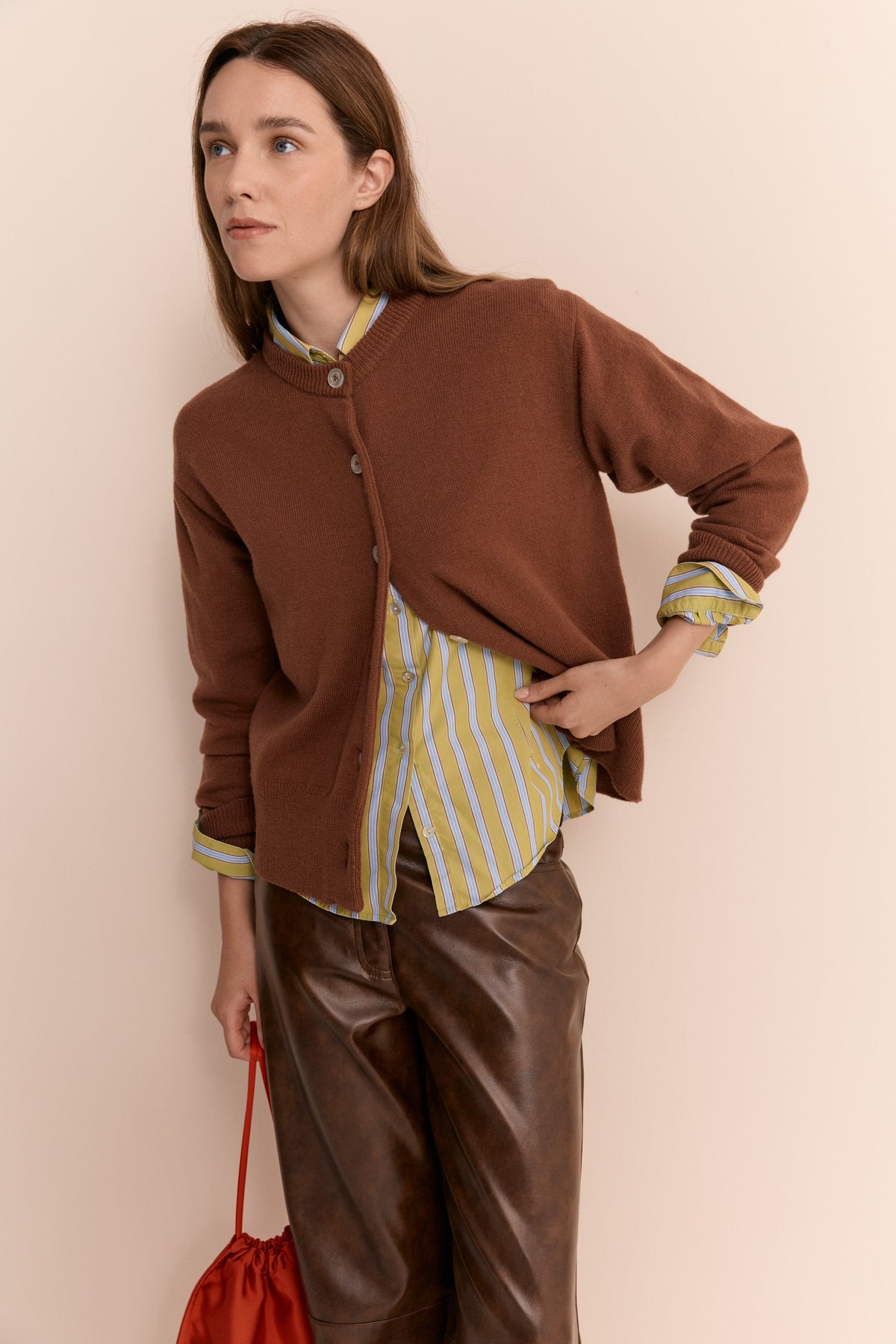 Kent Cardigan Brown Sweaters Laia Alen 