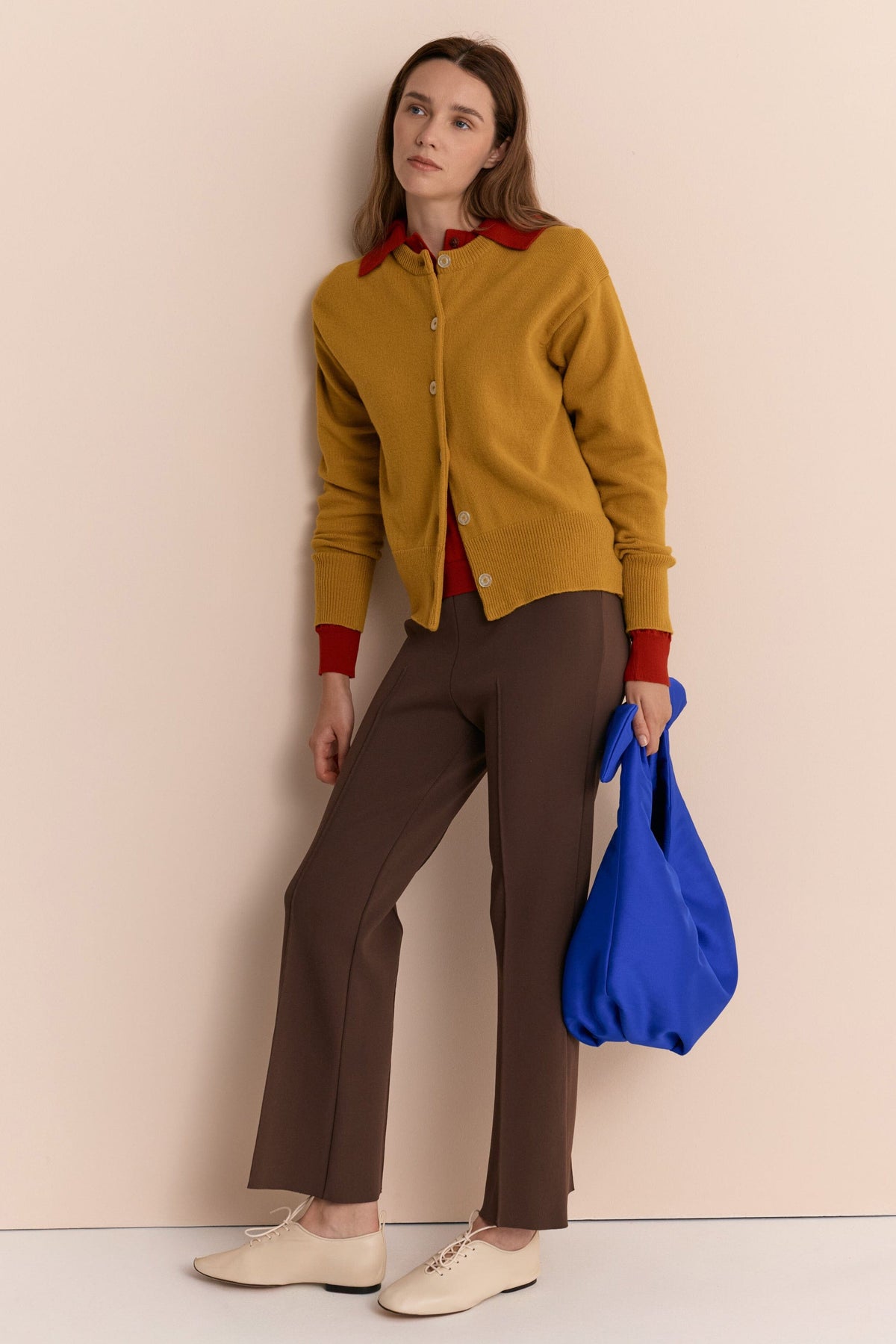 Kent Cardigan Mustard Sweaters Laia Alen 
