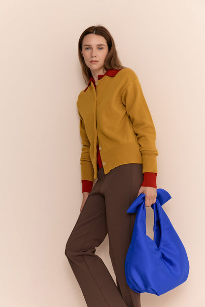 Kent Cardigan Mustard Sweaters Laia Alen 