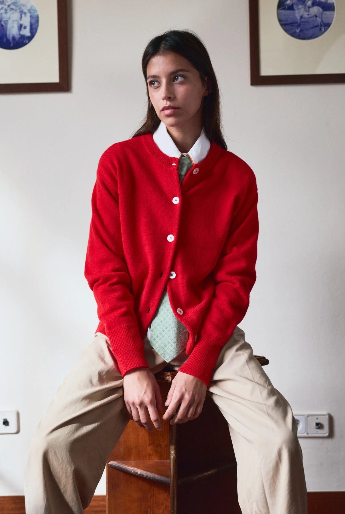 Kent Cardigan Red Sweaters Laia Alen 