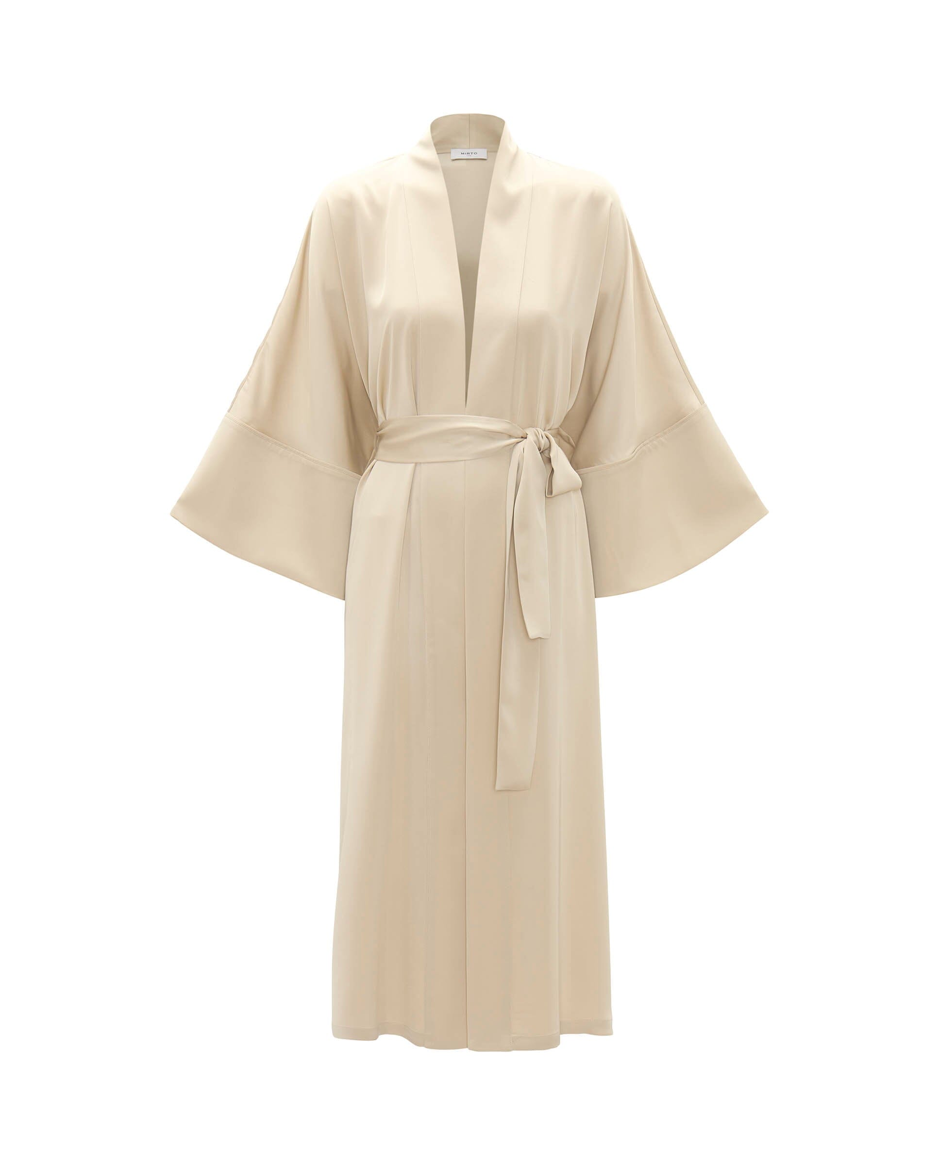 Kimono beige Robe Mirto 