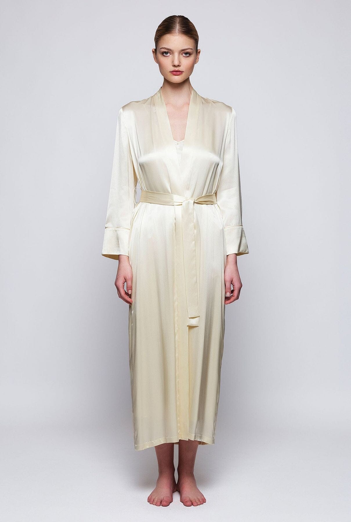 Kimono beige Robe Mirto 