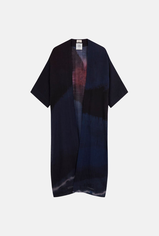 Kimono Charlotte Azul Gris Indigo Rojo Capes & shawls Atelier Aletheia 