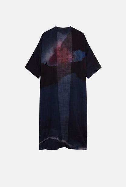 Kimono Charlotte Azul Gris Indigo Rojo Capes & shawls Atelier Aletheia 
