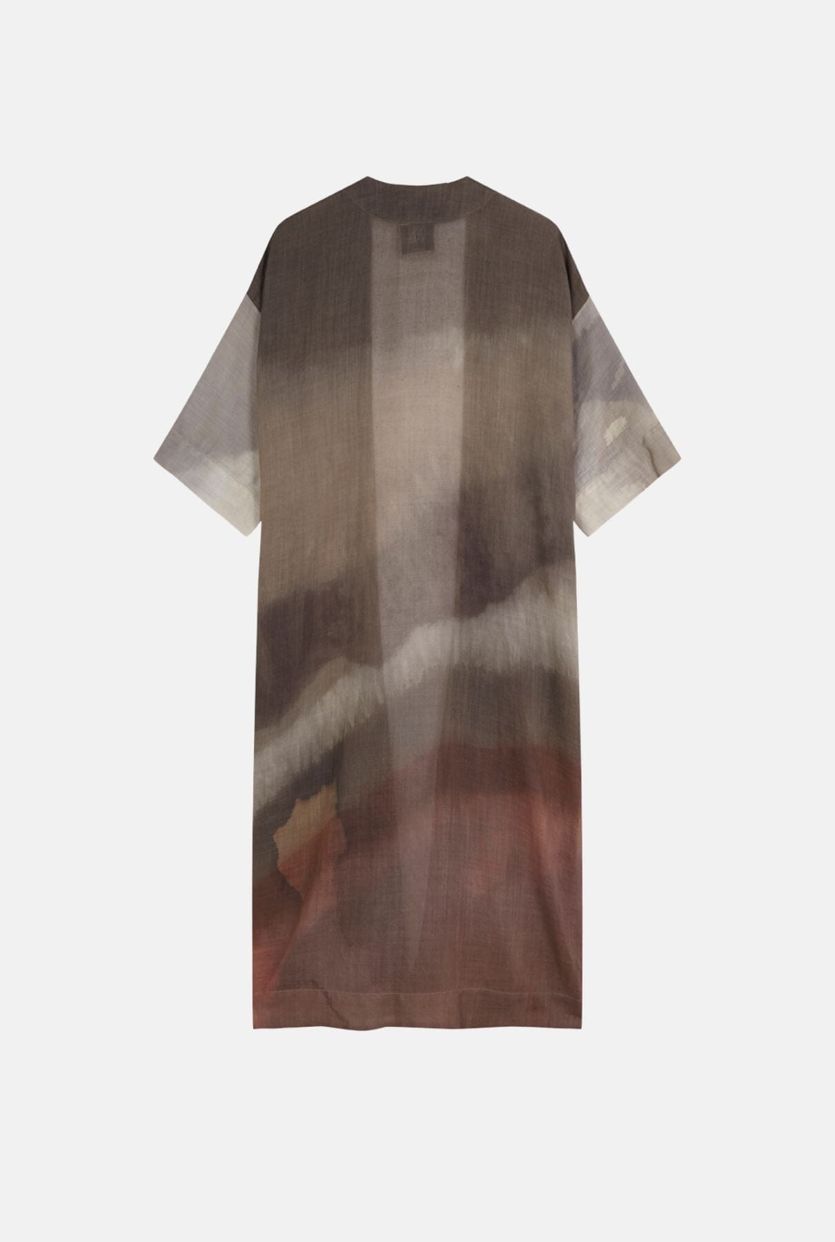 Kimono Charlotte Beige Gris Marron Capes & shawls Atelier Aletheia 