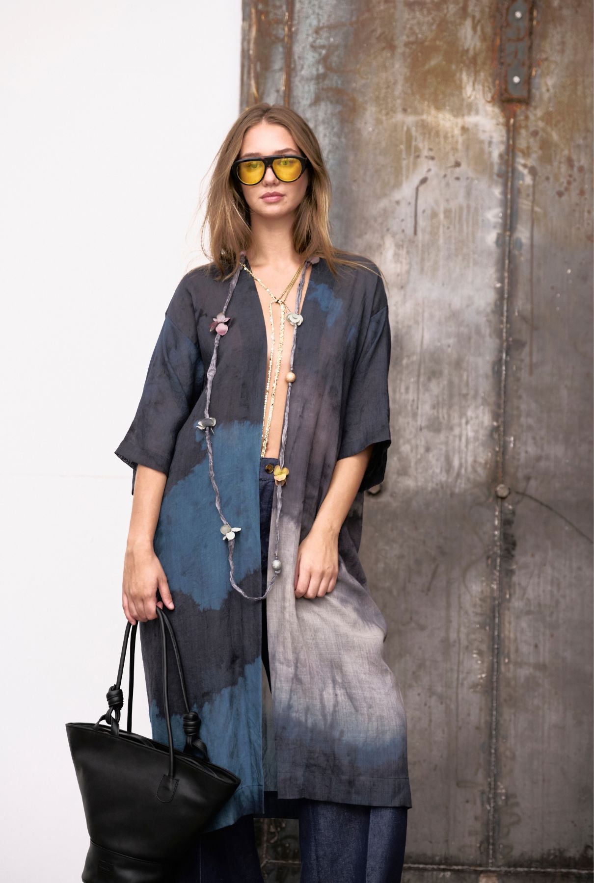 Kimono Charlotte Blue Coats Atelier Aletheia 