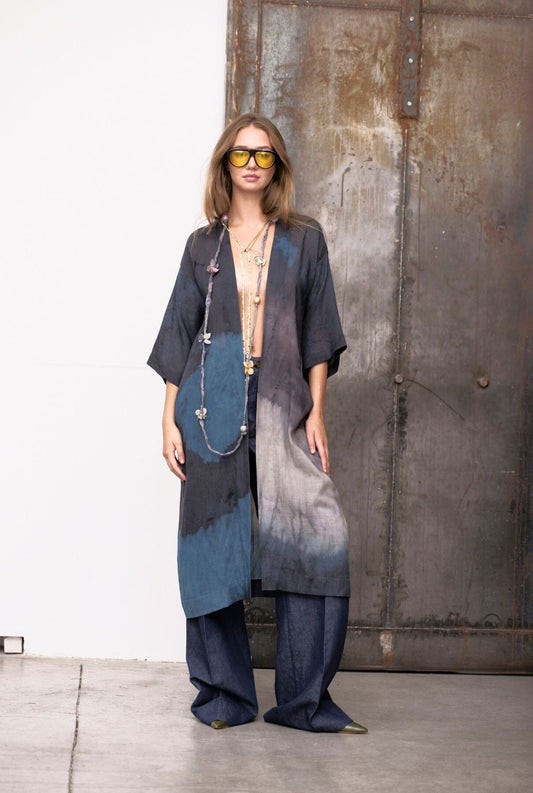 Kimono Charlotte Blue Coats Atelier Aletheia 