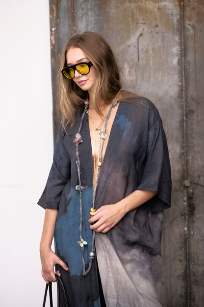 Kimono Charlotte Blue Coats Atelier Aletheia 