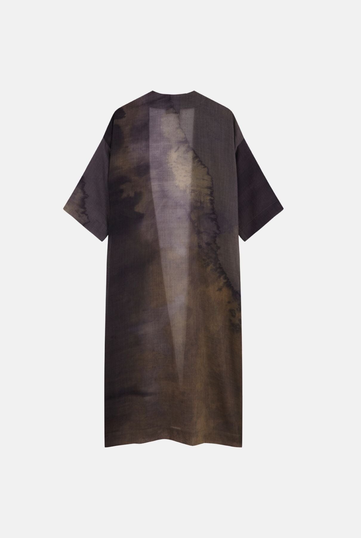 Kimono Charlotte Gold Gris Morado Capes & shawls Atelier Aletheia 