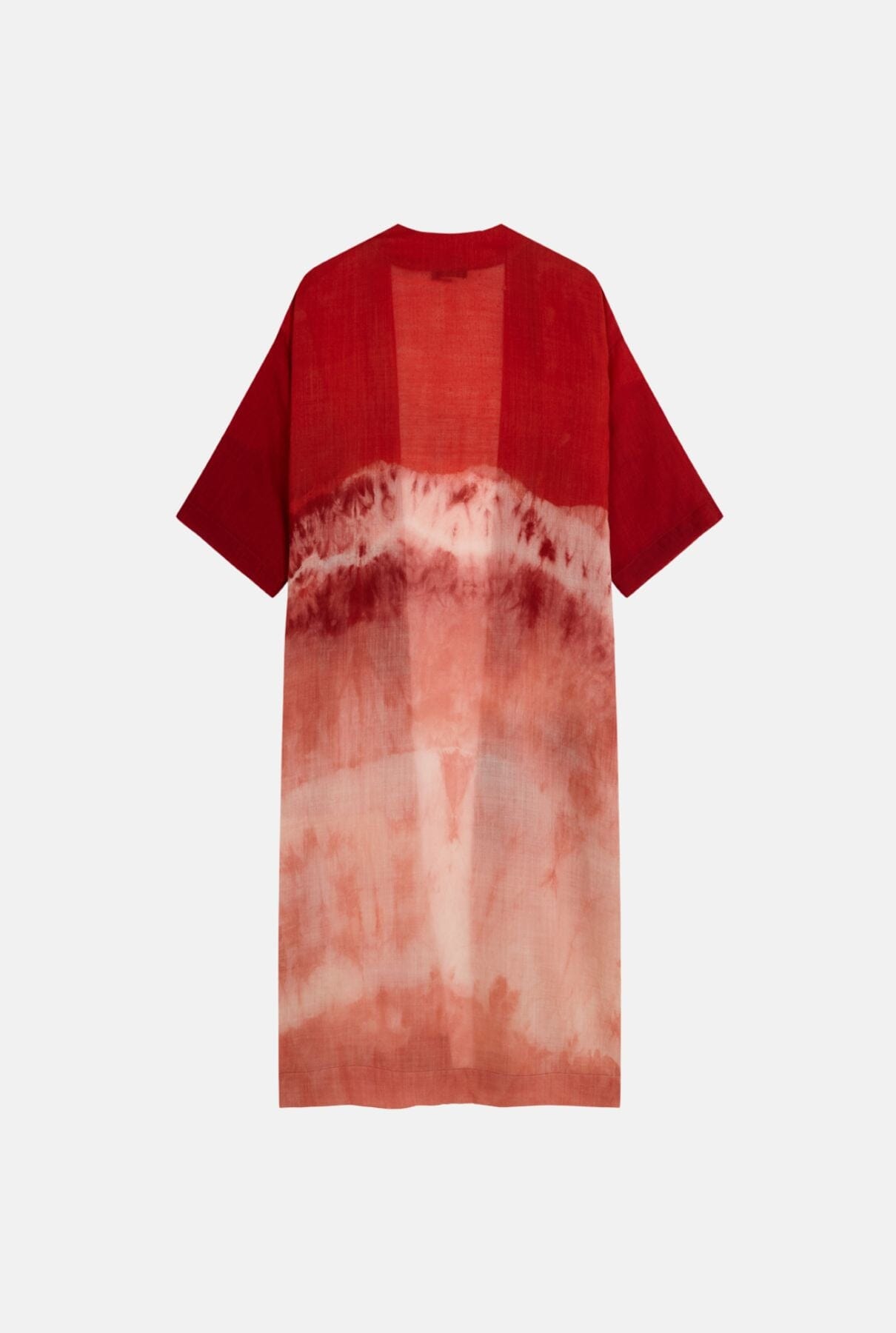 Kimono Charlotte Naranja Oscuro Rojo Capes & shawls Atelier Aletheia 