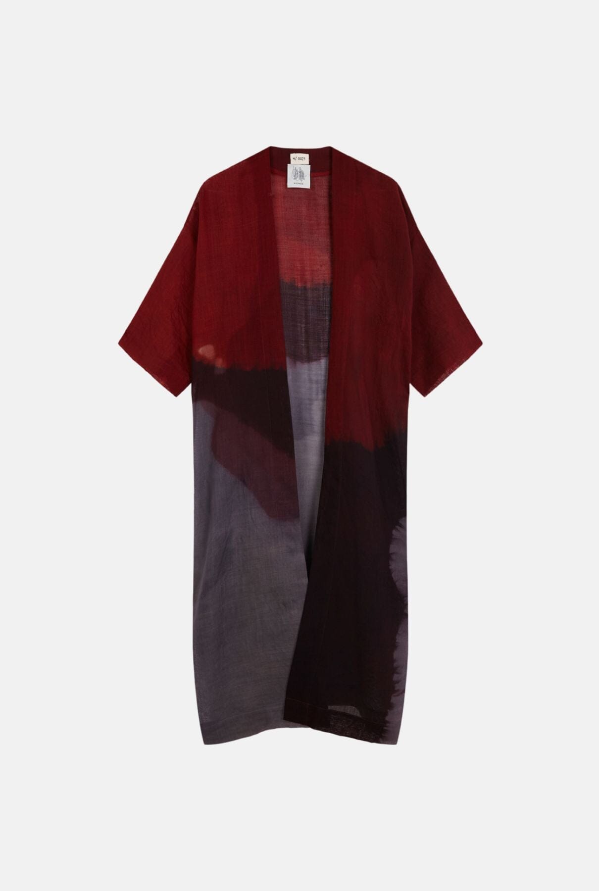 Kimono Charlotte Negro Burdeos Gris Rojo Capes & shawls Atelier Aletheia 