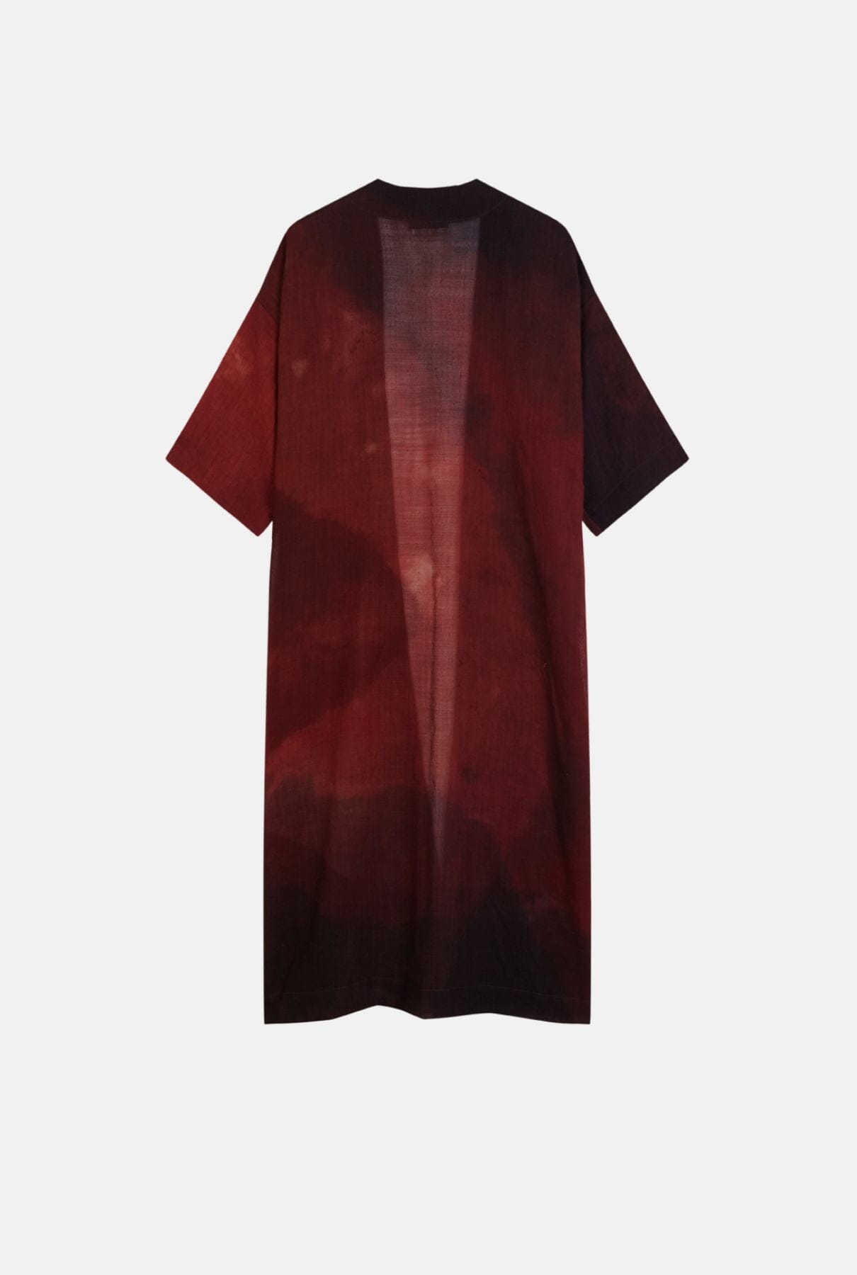 Kimono Charlotte Negro Burdeos Rojo Capes & shawls Atelier Aletheia 