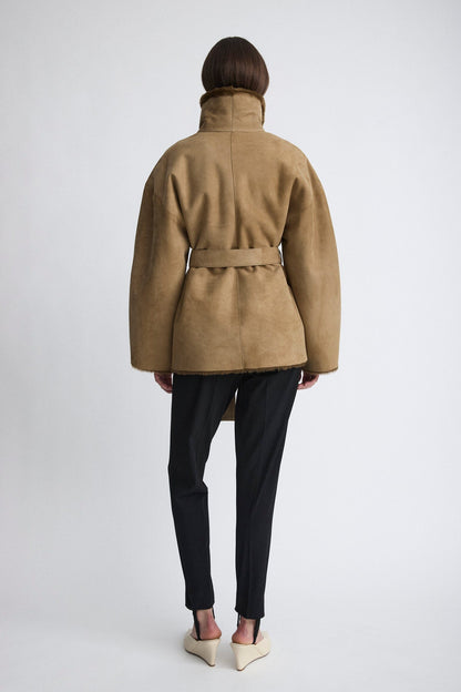 Kimono de pelo ante marrón Coats Miguel Marinero 