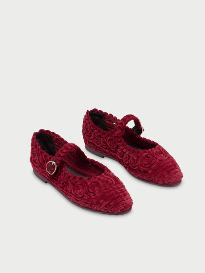 Kyra Burgundy Dresses Flabelus 