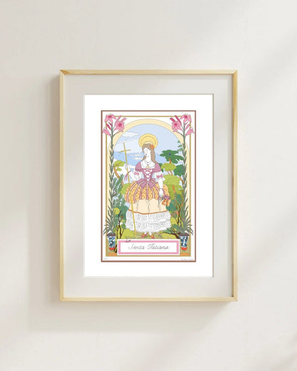 Lamina SANTA (personalizable) Paintings Carlotydes 